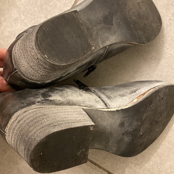 Roan by BED Stu Elisa Cowboy Booties Black White BFS Size 7.5 - Picture 12 of 12